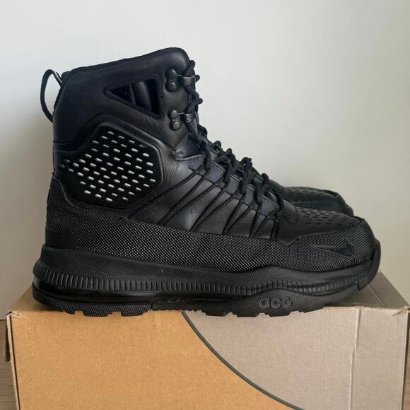 Nike ACG Zoom Superdome ‘Triple Black’ Men Tactical Boot - SZ 10.5 - Picture 1 of 15